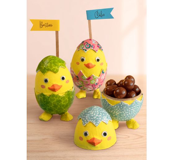 Box "Chick", papier-m&acirc;ch&eacute;