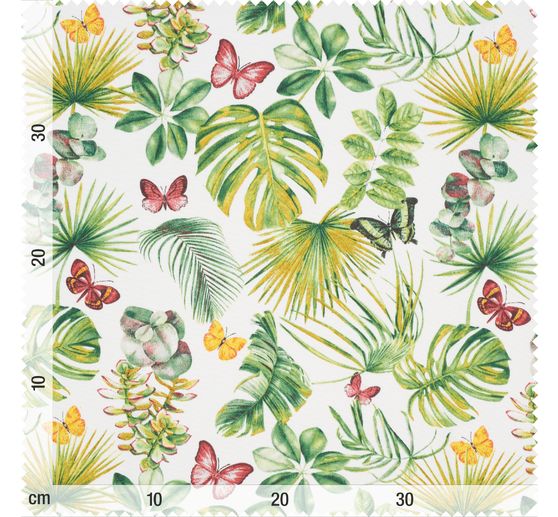 Motif fabric linen look "Tropic Varia"