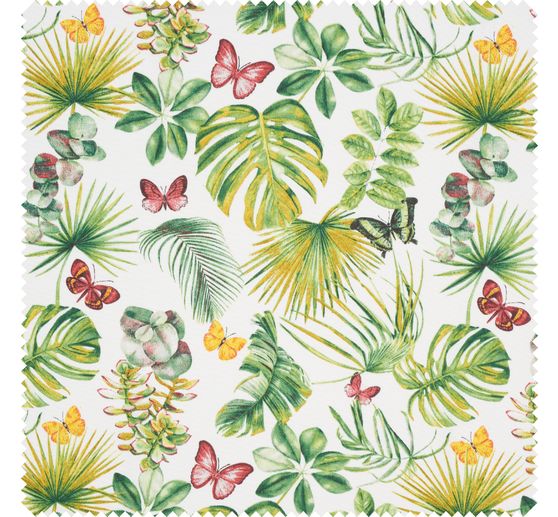 Motif fabric linen look "Tropic Varia"