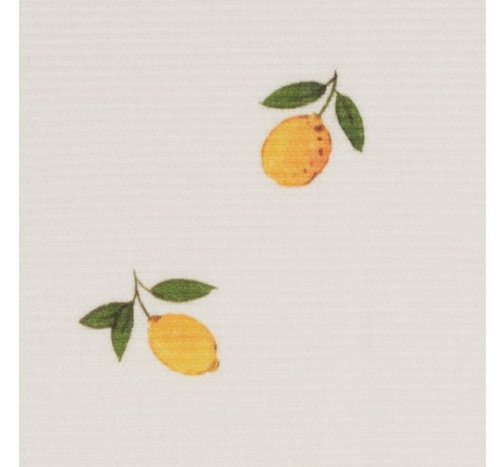 Tessuto jersey a coste "Limoni"