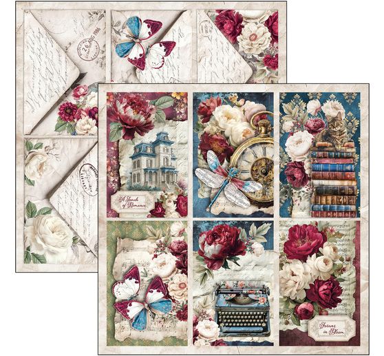 Carta per scrapbook Ciao Bella "Bohemian Burgundy"