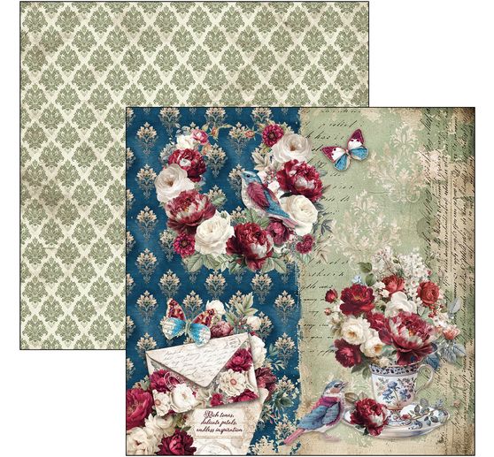 Carta per scrapbook Ciao Bella "Bohemian Burgundy"