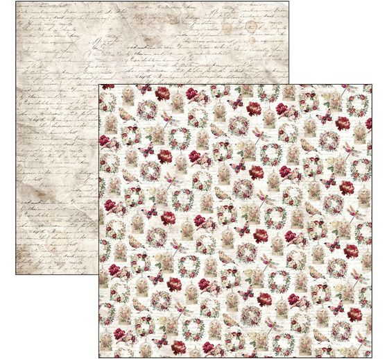 Carta per scrapbook Ciao Bella "Bohemian Burgundy"