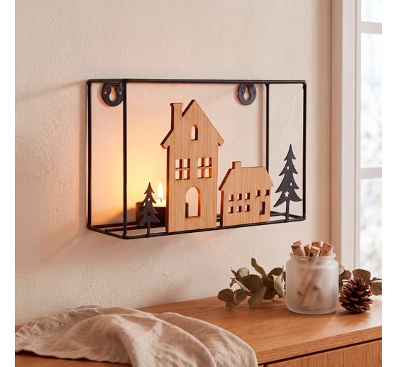 VBS Hanging tealight holder &ldquo;Houses&rdquo;