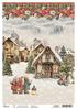 Motivo in paglia di seta Ciao Bella "Merry & Bright - Quiet Landscape"