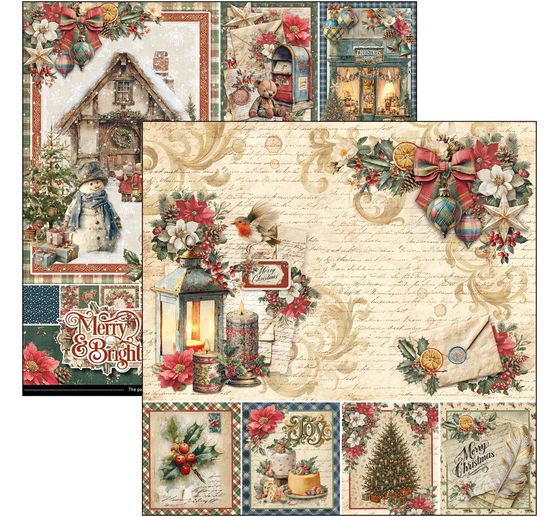 Carta scrapbook Ciao Bella "Merry & Bright"