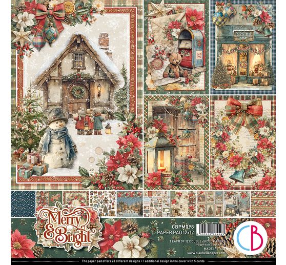 Carta scrapbook Ciao Bella "Merry & Bright"