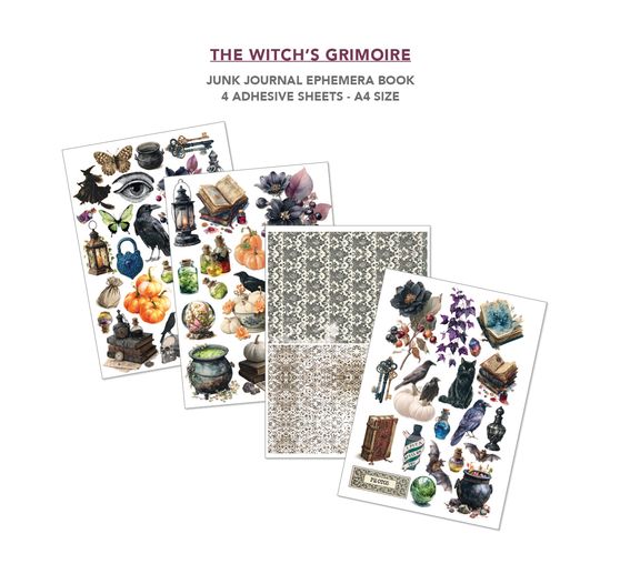 Junk Journal & Ephemera Book Ciao Bella "The Witch's Grimoire"