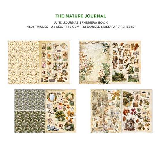 Junk Journal & Ephemera Book Ciao Bella "The Nature Journal"
