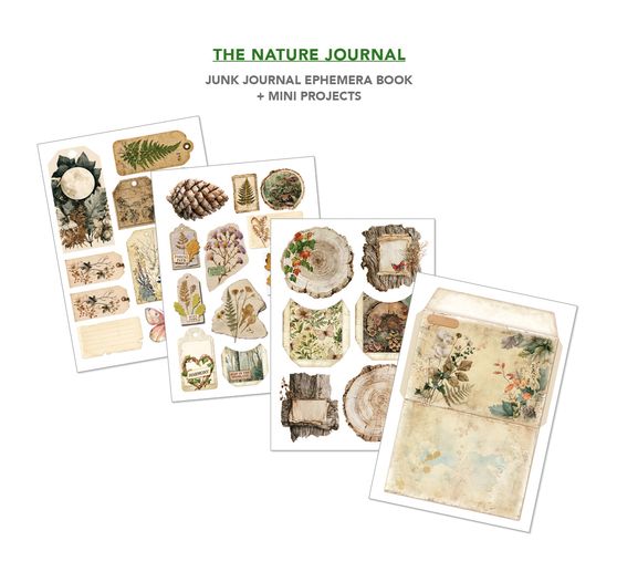 Junk Journal & Ephemera Book Ciao Bella "The Nature Journal"