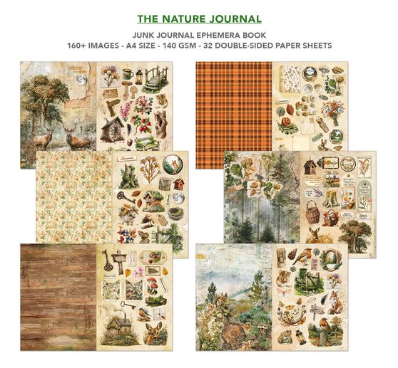 Junk Journal & Ephemera Book Ciao Bella "The Nature Journal"