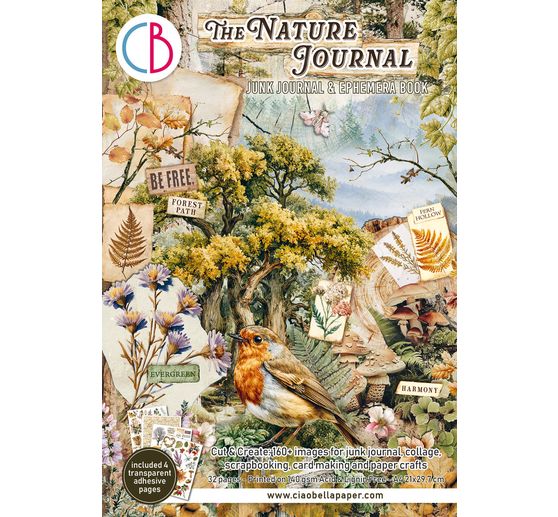 Junk Journal & Ephemera Book Ciao Bella "The Nature Journal"