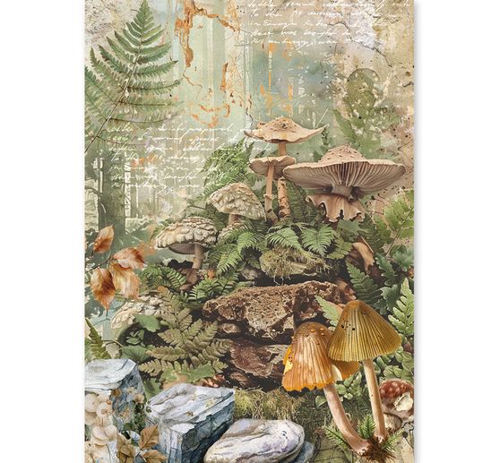 Motivo in paglia di seta assortimento Ciao Bella "The Nature Journal", set di 8 pezzi