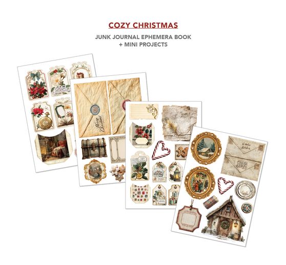 Junk Journal & Ephemera Book Ciao Bella "Cozy Christmas"