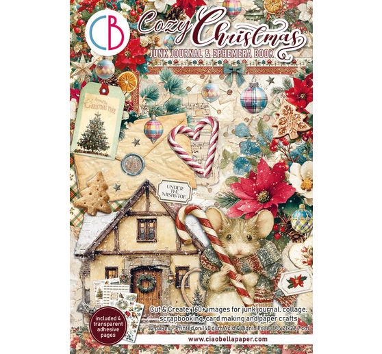 Junk Journal & Ephemera Book Ciao Bella "Cozy Christmas"