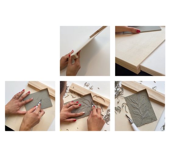 Supporto per lastroni per linoleum Rico Design
