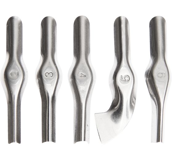 Lame di ricambio per sgorbie da linoleografia Rico Design, 5 pezzi