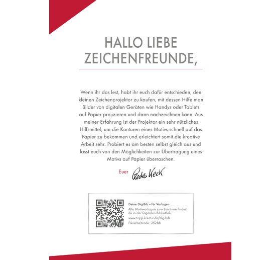Set creativo "Kunst des Zeichnens - Zeichenprojektor"
