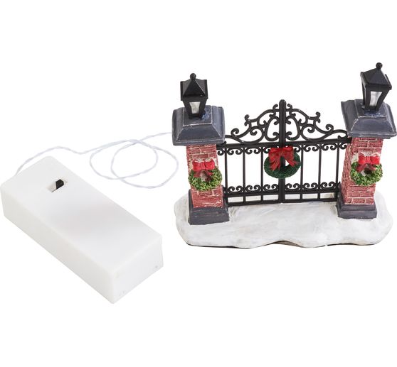 Miniatura VBS "Porta di Natale", con LED