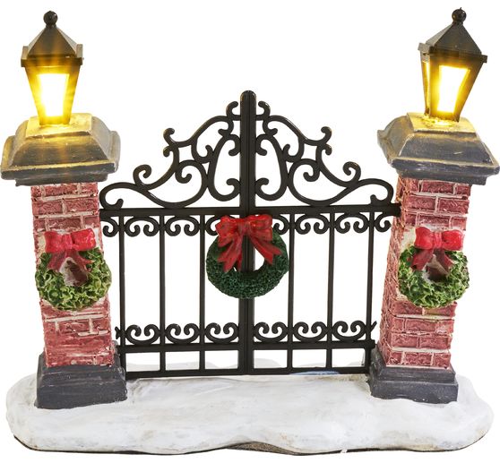 Miniatura VBS "Porta di Natale", con LED