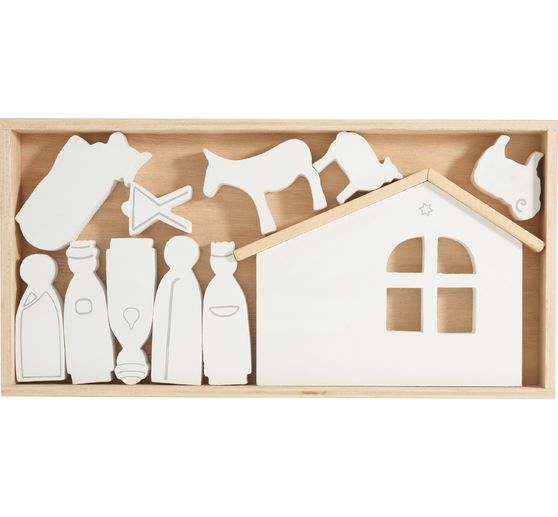 Figure del presepe in legno "Nathan"