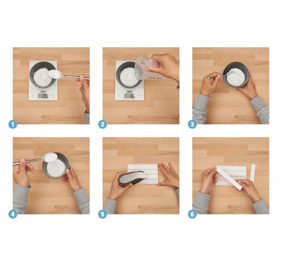VBS KeraHobby Casting set "Handicraft blocks"