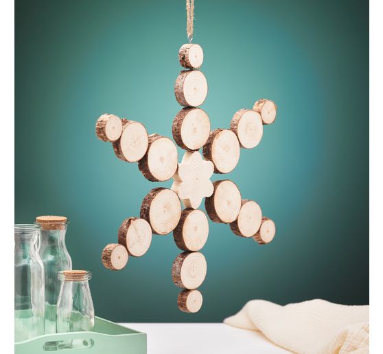 Kit creativo VBS &ldquo;Stella in legno da appendere&rdquo;