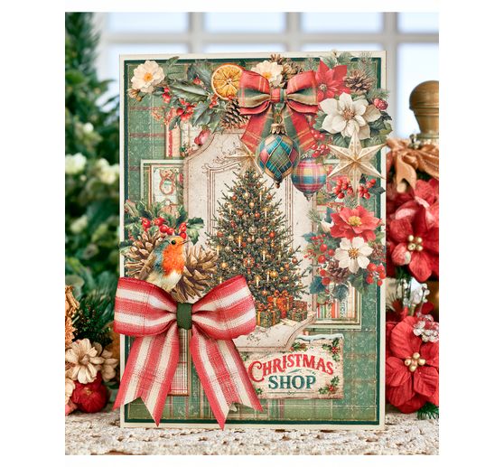 Ciao Bella scrapbook paper "Merry & Bright"