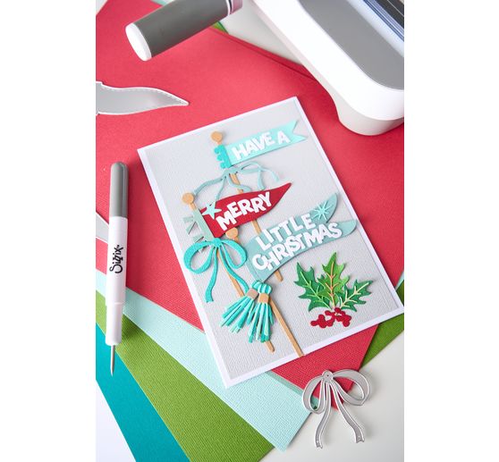 Fustella Sizzix Thinlits "Mini Bold Alpha by Vicki Boutin"