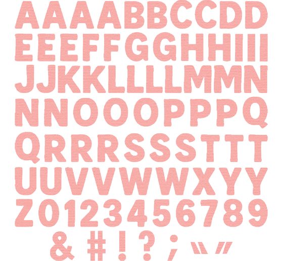 Fustella Sizzix Thinlits "Mini Bold Alpha by Vicki Boutin"
