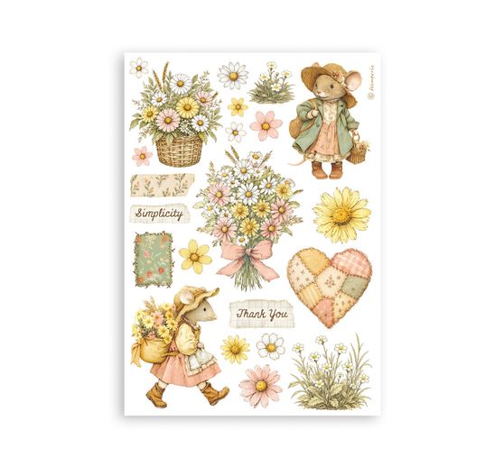 Washi pad Stamperia "Cozy Family"