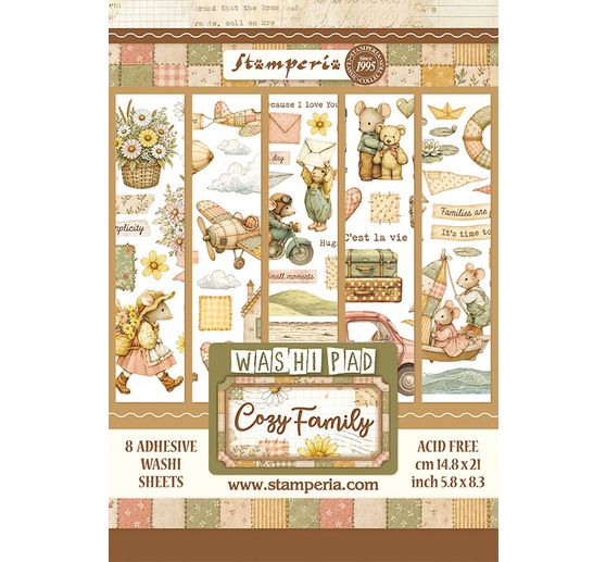 Washi pad Stamperia "Cozy Family"