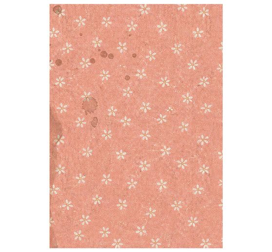 Seta di paglia con motivi backgrounds Stamperia "Cozy Family", DIN A6, set di 8 pezzi