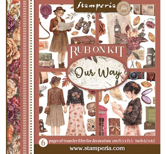 Assortimento di Rub On Stamperia "Our Way"