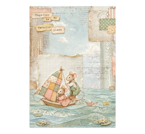 Junk Journal Book Stamperia "Cozy Family"