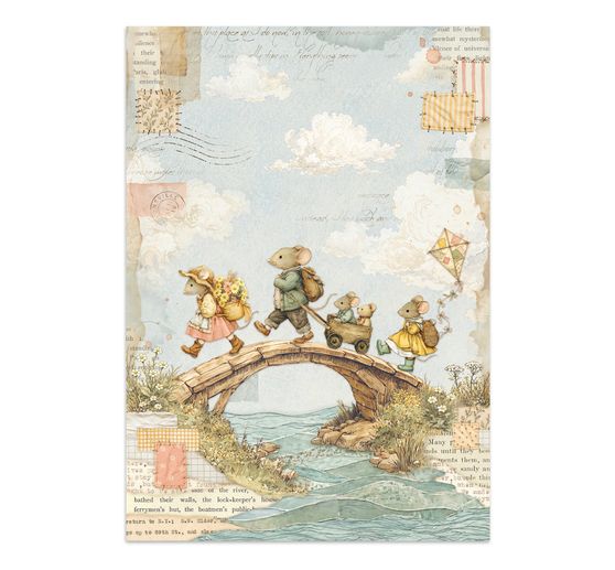 Junk Journal Book Stamperia "Cozy Family"
