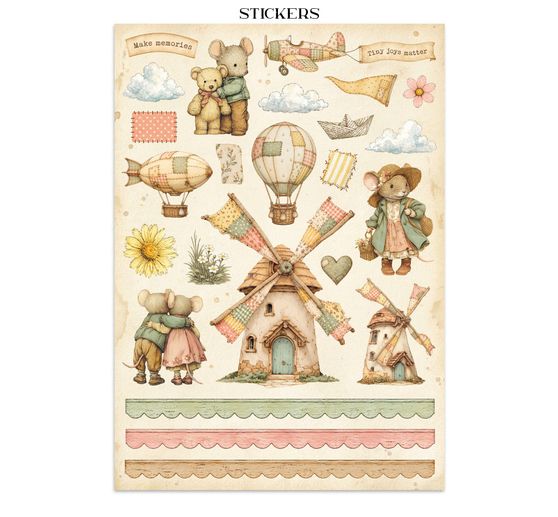 Junk Journal Book Stamperia "Cozy Family"