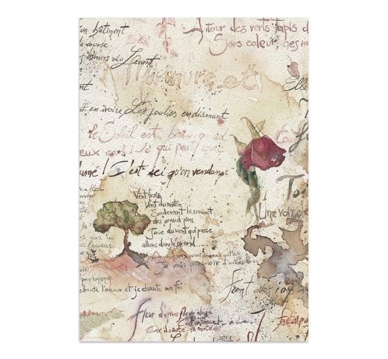A5 Junk Journal Focus Points Stamperia "Flowers and Poems"