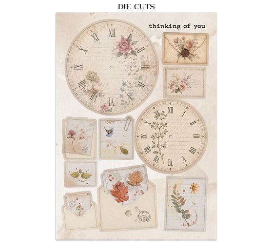 A5 Junk Journal Focus Points Stamperia "Flowers and Poems"
