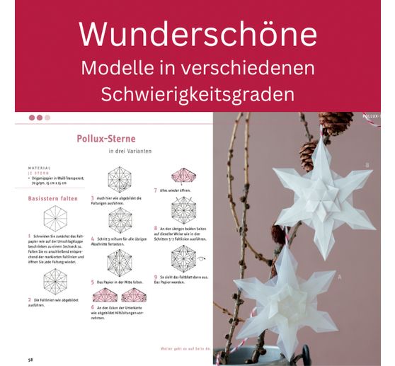 Libro "Zarte Origamisterne (kreativ.kompakt.)"
