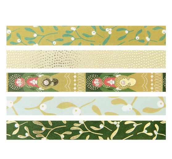 Set di masking tapes "Rami di vischio"