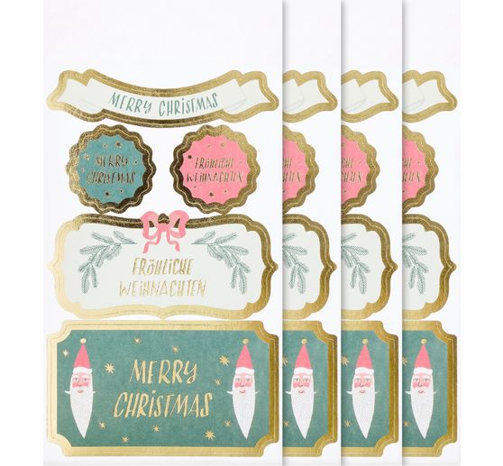 Adesivo di carta "Merry Xmas"