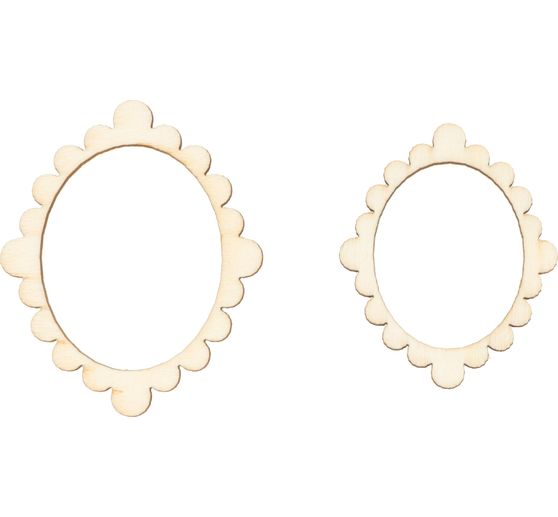 Mini-cornici decorative in legno