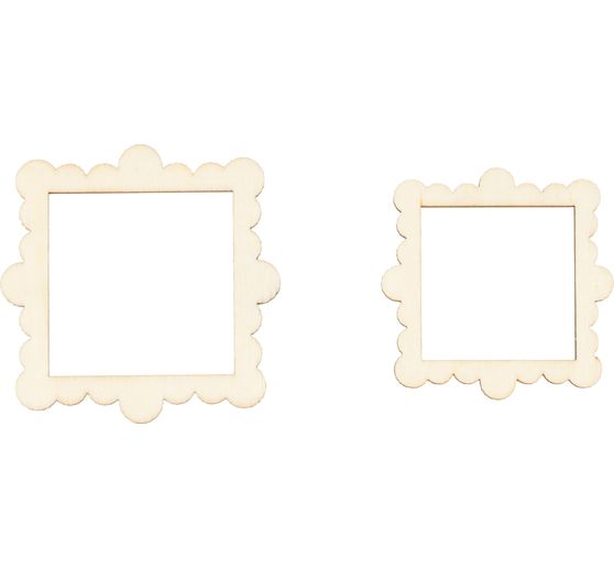 Mini-cornici decorative in legno