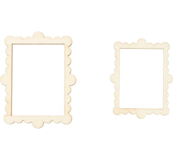 Mini-cornici decorative in legno