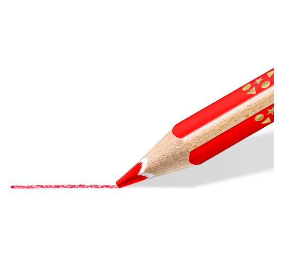 STAEDTLER Coloured pencils "Noris Jumbo", 10 colours + sharpener