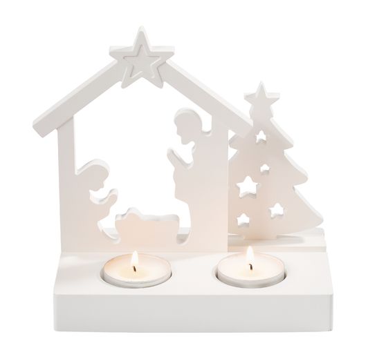 Stampo per colata in silicone "Albero di Natale" con bordo di inserimento