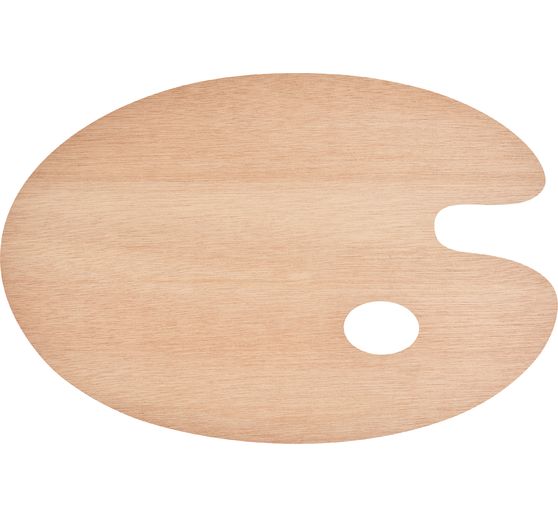 Tavolozza in legno VBS "Ovale", 2 pz.