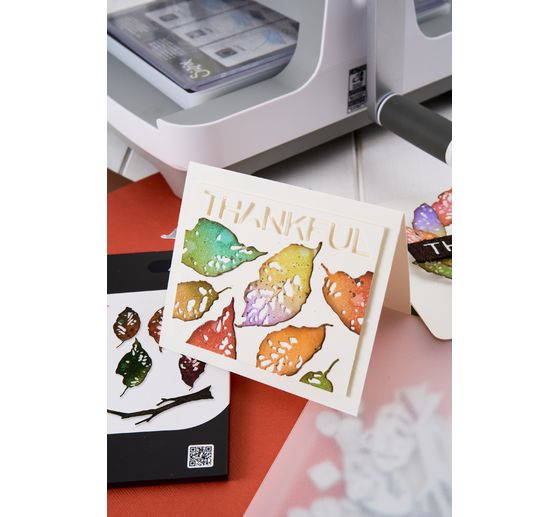 Fustella Sizzix Thinlits "Leaves + Sticks by Tim Holtz"