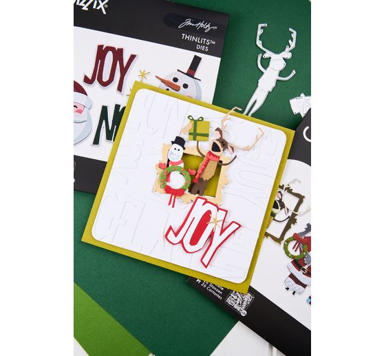 Fustella Sizzix Thinlits "Papercut Christmas by Tim Holtz"